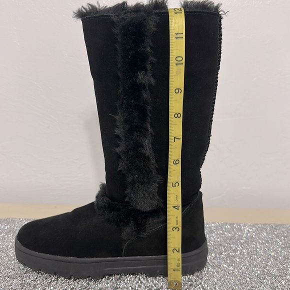 Style & Co Genuine Suede & Fur Uppers Witty Black Boots| 7M |NWT - Picture 12 of 12
